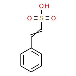 ChemSpider 2D Image | 2-Phenylethenesulfonic acid | C8H8O3S