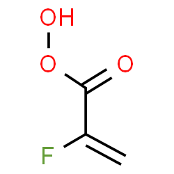 ChemSpider 2D Image | 2-Fluoro-2-propeneperoxoic acid | C3H3FO3