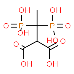 ChemSpider 2D Image | (1,1-Diphosphonoethyl)malonic acid | C5H10O10P2