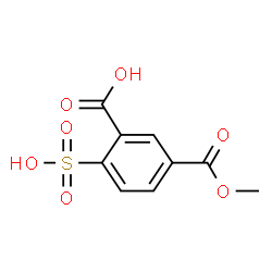 ChemSpider 2D Image | 5-(Methoxycarbonyl)-2-sulfobenzoic acid | C9H8O7S