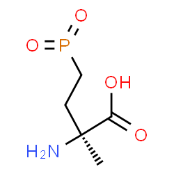 ChemSpider 2D Image | 4-[Oxido(oxo)phosphoranyl]-L-isovaline | C5H10NO4P