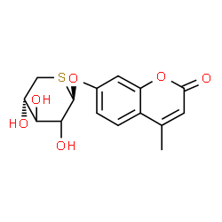 ChemSpider 2D Image | 4-Methyl-2-oxo-2H-chromen-7-yl 5-thio-beta-D-glycero-pentopyranoside | C15H16O6S