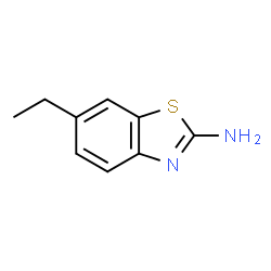 ChemSpider 2D Image | 6-Ethyl-1,3-benzothiazol-2-amine | C9H10N2S