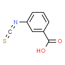 ChemSpider 2D Image | 3-Isothiocyanatobenzoic acid | C8H5NO2S