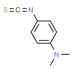 ChemSpider 2D Image | 4-Dimethylaminophenyl isothiocyanate | C9H10N2S