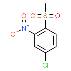 ChemSpider 2D Image | 4-Chloro-2-nitrophenyl methyl sulfone | C7H6ClNO4S