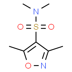 ChemSpider 2D Image | N,N,3,5-Tetramethyl-1,2-oxazole-4-sulfonamide | C7H12N2O3S