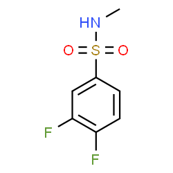 ChemSpider 2D Image | 3,4-Difluoro-N-methylbenzenesulfonamide | C7H7F2NO2S