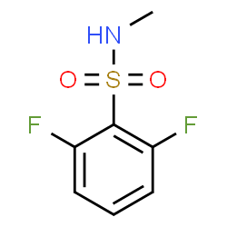 ChemSpider 2D Image | 2,6-Difluoro-N-methylbenzenesulfonamide | C7H7F2NO2S