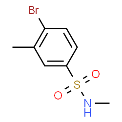 ChemSpider 2D Image | 4-Bromo-N,3-dimethylbenzenesulfonamide | C8H10BrNO2S
