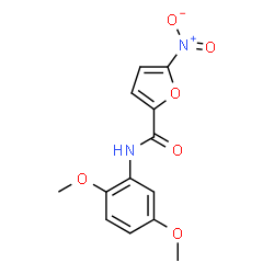 ChemSpider 2D Image | N-(2,5-Dimethoxyphenyl)-5-nitro-2-furamide | C13H12N2O6