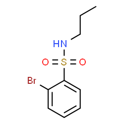 ChemSpider 2D Image | 2-Bromo-N-propylbenzenesulfonamide | C9H12BrNO2S
