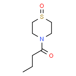 ChemSpider 2D Image | 1-(1-Oxido-4-thiomorpholinyl)-1-butanone | C8H15NO2S