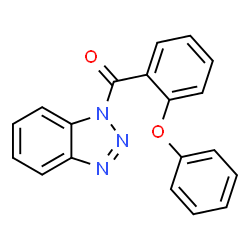 ChemSpider 2D Image | 1-(2-phenoxybenzoyl)-1,2,3-benzotriazole | C19H13N3O2