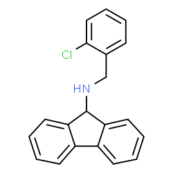 ChemSpider 2D Image | N-(2-Chlorobenzyl)-9H-fluoren-9-amine | C20H16ClN