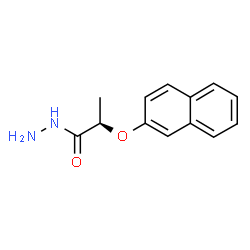 ChemSpider 2D Image | (2R)-2-(2-Naphthyloxy)propanehydrazide | C13H14N2O2