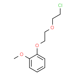 ChemSpider 2D Image | 1-(2-(2-Chloroethoxy)ethoxy)-2-methoxybenzene | C11H15ClO3
