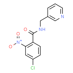 ChemSpider 2D Image | N1-(3-pyridylmethyl)-4-chloro-2-nitrobenzamide | C13H10ClN3O3
