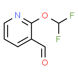 ChemSpider 2D Image | 2-(Difluoromethoxy)nicotinaldehyde | C7H5F2NO2