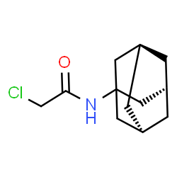 ChemSpider 2D Image | N-[(3R,5S)-Adamantan-1-yl]-2-chloroacetamide | C12H18ClNO