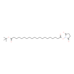 ChemSpider 2D Image | 1-tert-butyl 2,5-dioxopyrrolidin-1-yl icosanedioate | C28H49NO6