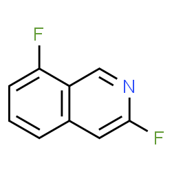 ChemSpider 2D Image | 3,8-Difluoroisoquinoline | C9H5F2N