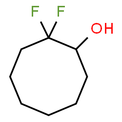 ChemSpider 2D Image | 2,2-Difluorocyclooctanol | C8H14F2O