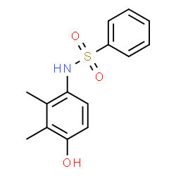 ChemSpider 2D Image | N-(4-Hydroxy-2,3-dimethylphenyl)benzenesulfonamide | C14H15NO3S