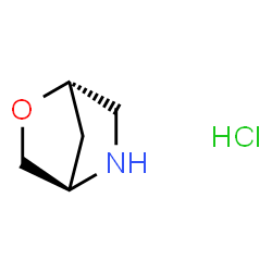 ChemSpider 2D Image | (1S,4R)-2-Oxa-5-azabicyclo[2.2.1]heptane hydrochloride (1:1) | C5H10ClNO