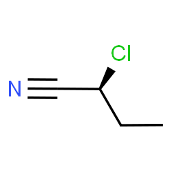 ChemSpider 2D Image | (2S)-2-Chlorobutanenitrile | C4H6ClN