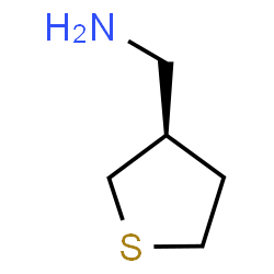 ChemSpider 2D Image | 1-[(3R)-Tetrahydro-3-thiophenyl]methanamine | C5H11NS