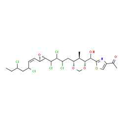 ChemSpider 2D Image | aranazole A | C24H32Cl5NO5S