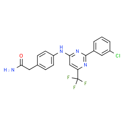 ChemSpider 2D Image | Bpn-14770 | C19H14ClF3N4O