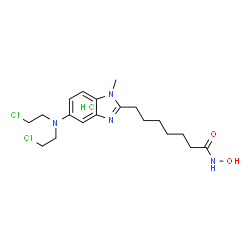 ChemSpider 2D Image | Tinostamustine Hydrochloride | C19H29Cl3N4O2