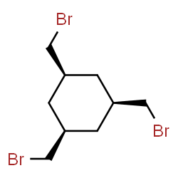 ChemSpider 2D Image | (1s,3s,5s)-1,3,5-Tris(bromomethyl)cyclohexane | C9H15Br3