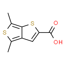 ChemSpider 2D Image | 4,6-Dimethylthieno[3,4-b]thiophene-2-carboxylic acid | C9H8O2S2
