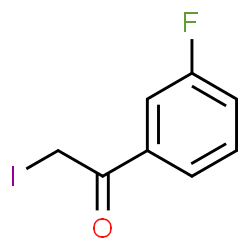 ChemSpider 2D Image | 1-(3-Fluorophenyl)-2-iodoethanone | C8H6FIO