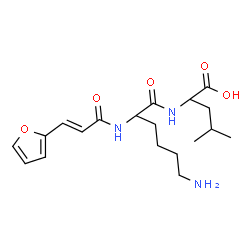 ChemSpider 2D Image | N~2~-[(2E)-3-(2-Furyl)-2-propenoyl]lysylleucine | C19H29N3O5