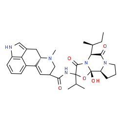 ChemSpider 2D Image | (2'xi,5alpha,5'alpha,8xi)-5'-[(2S)-2-Butanyl]-12'-hydroxy-2'-isopropyl-3',6',18-trioxoergotaman | C32H41N5O5