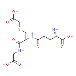 ChemSpider 2D Image | L-gamma-Glutamyl-S-(carboxymethyl)cysteinylglycine | C12H19N3O8S