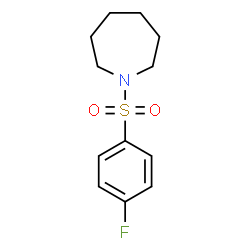 ChemSpider 2D Image | 1-[(4-Fluorophenyl)sulfonyl]azepane | C12H16FNO2S