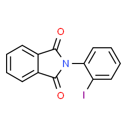 ChemSpider 2D Image | 2-(2-Iodophenyl)-1H-isoindole-1,3(2H)-dione | C14H8INO2