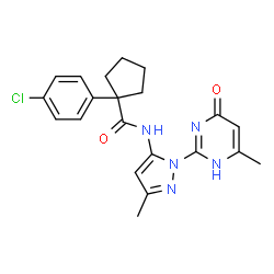 ChemSpider 2D Image | TCMDC-124943 | C21H22ClN5O2