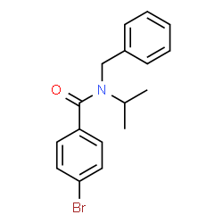 ChemSpider 2D Image | N-Benzyl-4-bromo-N-isopropylbenzamide | C17H18BrNO