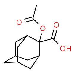ChemSpider 2D Image | 2-Acetoxy-2-adamantanecarboxylic acid | C13H18O4