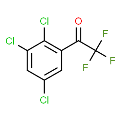 ChemSpider 2D Image | 2,2,2-Trifluoro-1-(2,3,5-trichlorophenyl)ethanone | C8H2Cl3F3O