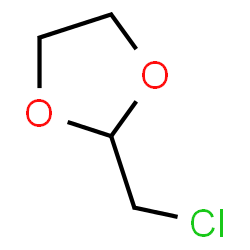 ChemSpider 2D Image | 2-Chloromethyl-1,3-dioxolane | C4H7ClO2