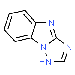 ChemSpider 2D Image | 1H-[1,2,4]Triazolo[1,5-a]benzimidazole | C8H6N4