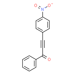 ChemSpider 2D Image | 3-(4-Nitrophenyl)-1-phenyl-2-propyn-1-one | C15H9NO3