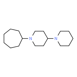 ChemSpider 2D Image | 1'-Cycloheptyl-1,4'-bipiperidine | C17H32N2
